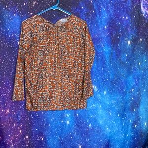 Miss Me Me- Dark Orange Blouse size 16